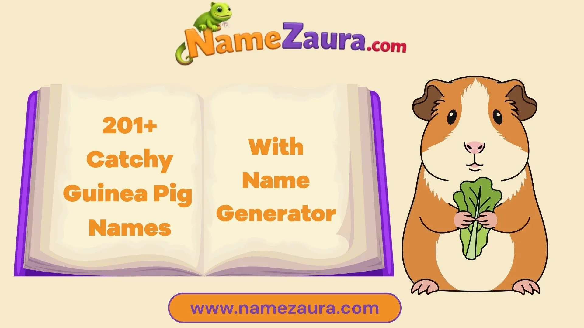 Unique and Cute Guinea Pig Names With Name Generator