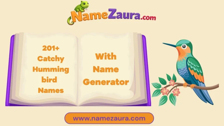 Unique and Cute Hummingbird Names With Name Generator