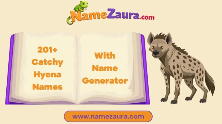 Catchy Hyena Names With Name Generator