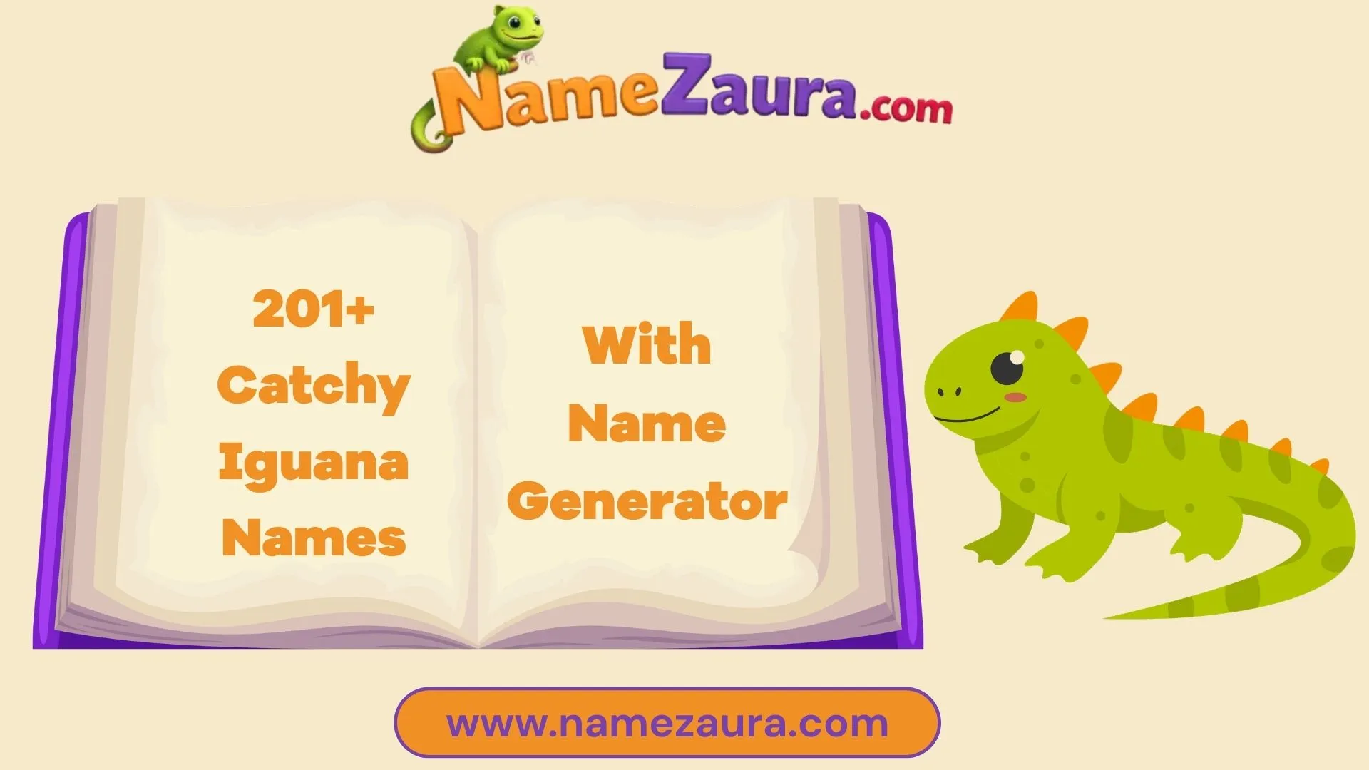 Cute & Catchy Iguana Names With Easy Name Generator