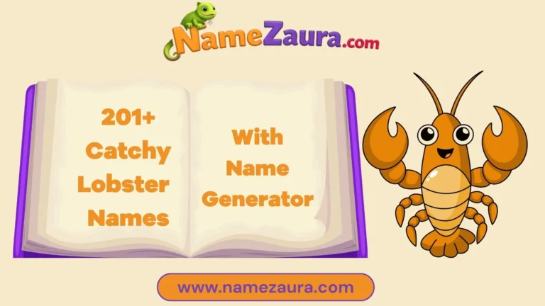 Unique and Cute Lobster Names With Name Generator