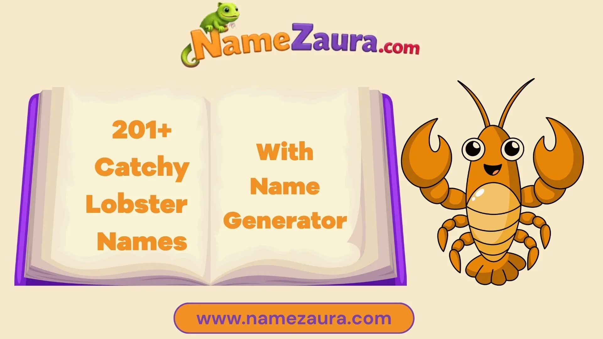 Unique and Cute Lobster Names With Name Generator