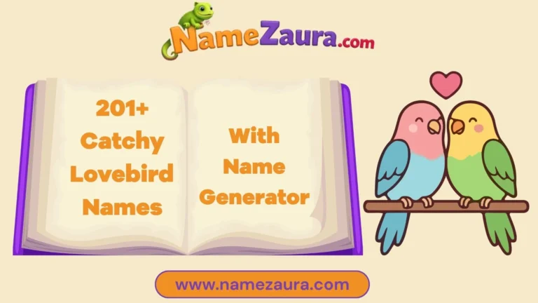 Unique and Cute Lovebird Names With Name Generator