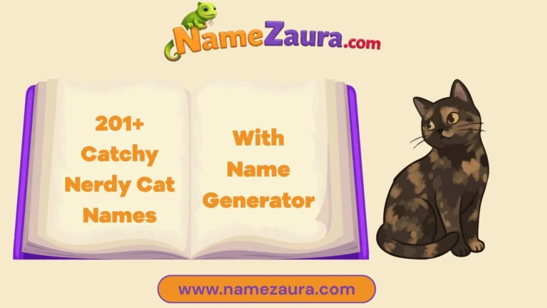 Catchy Nerdy Cat Names With Name Generator