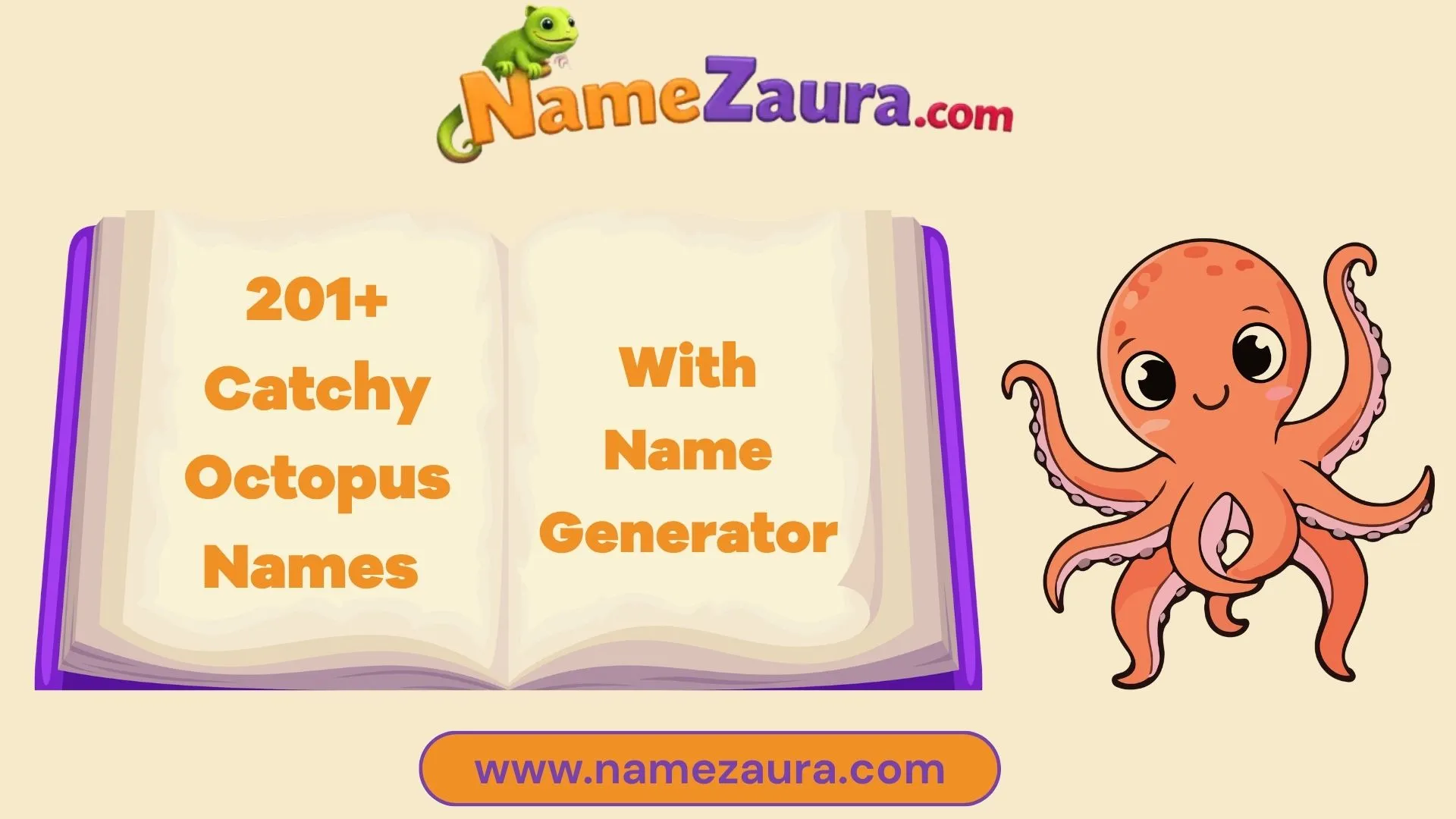Adorable & Unique Octopus Names With Name Generator