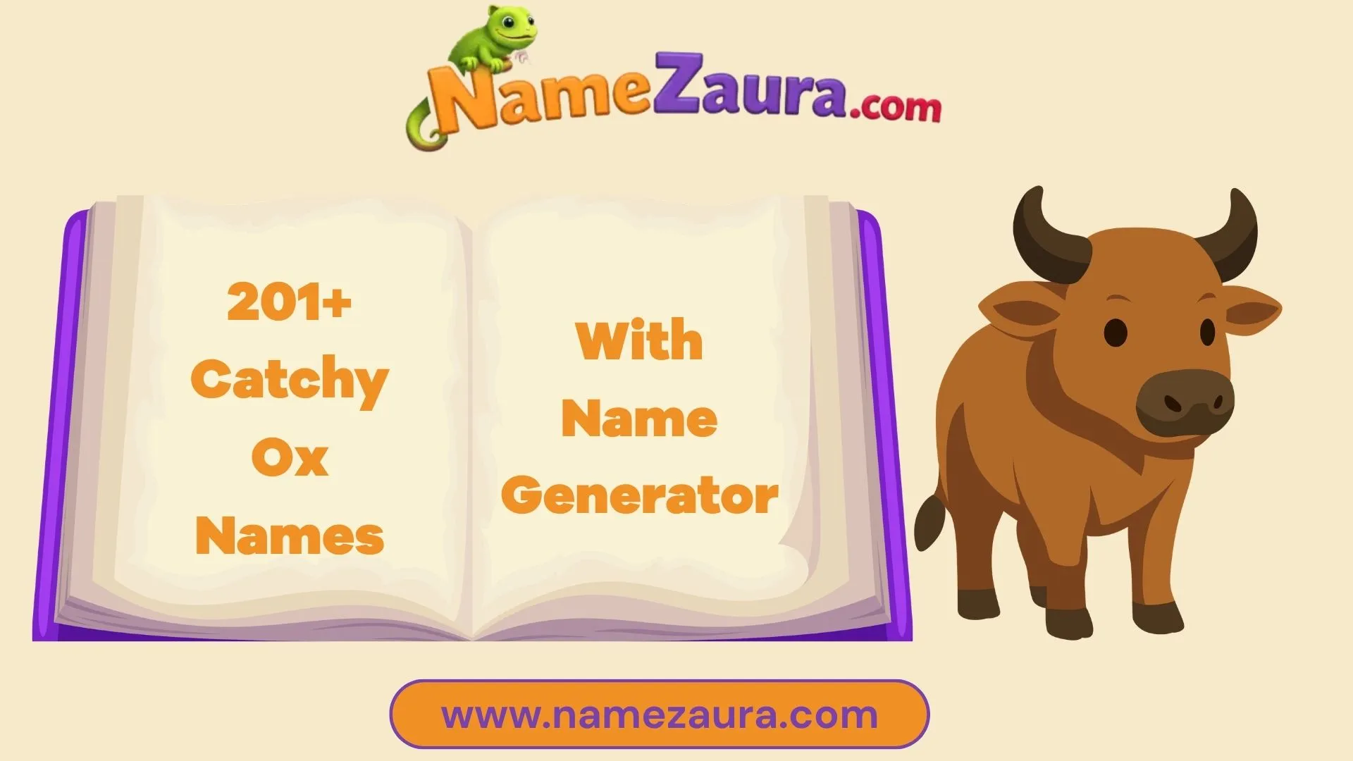 Adorable & Unique Ox Names With Name Generator