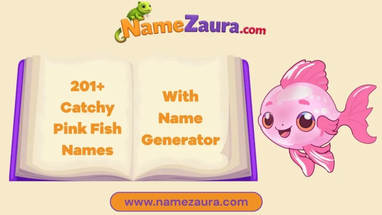 Creative Pink Fish Names With Meanings & Name Generator