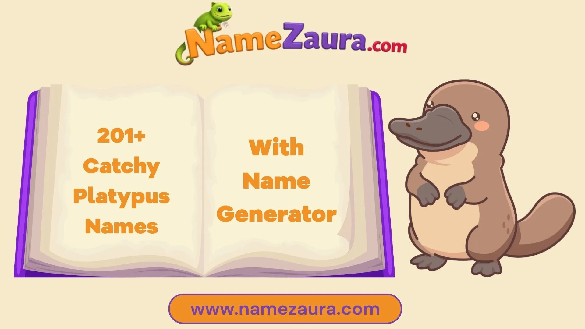 Cool And Catchy Platypus Names With Name Generator