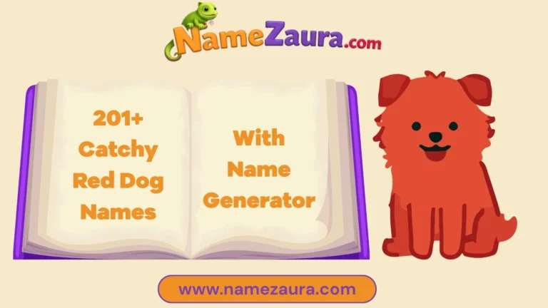 Catchy Red Dog Names With Name Generator