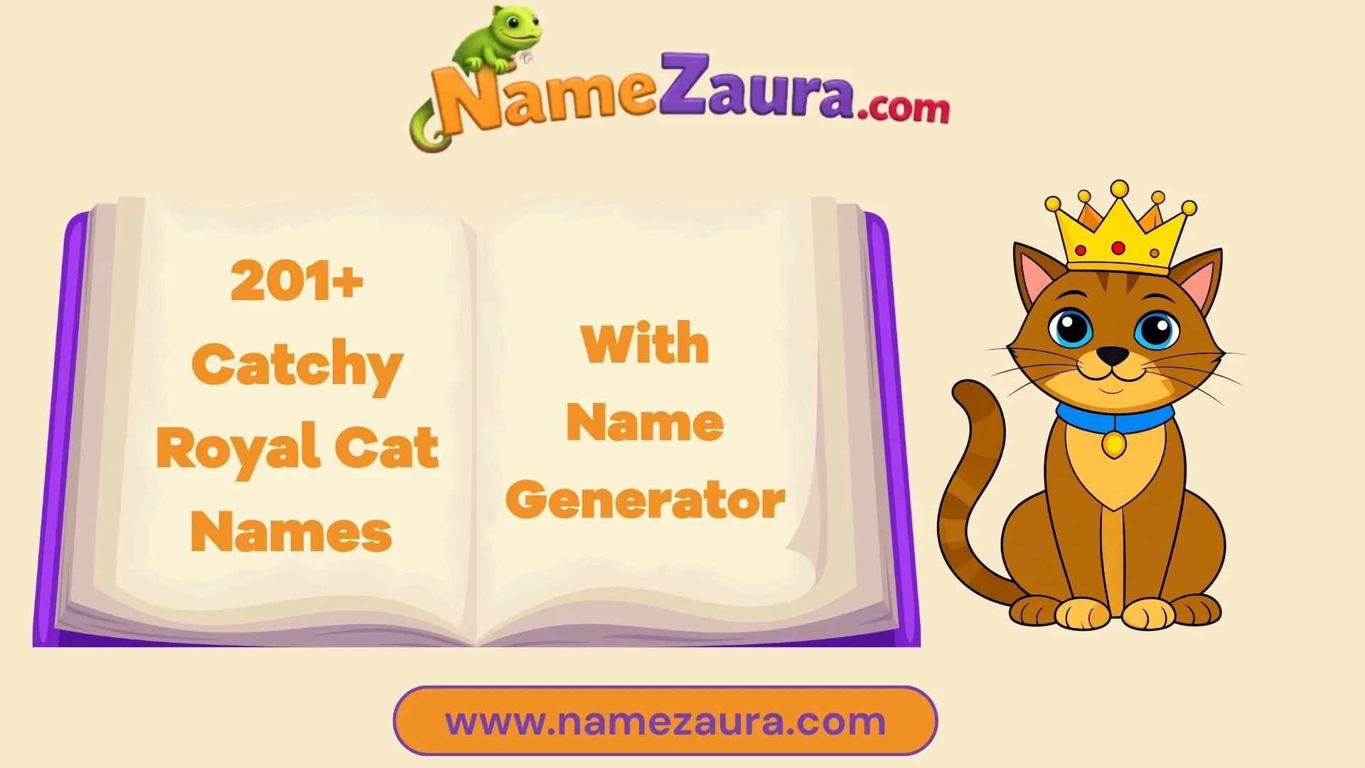 Adorable & Unique Royal Cat Names With Name Generator