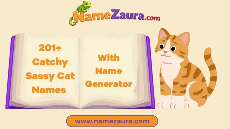 Adorable & Unique Sassy Cat Names With Name Generator