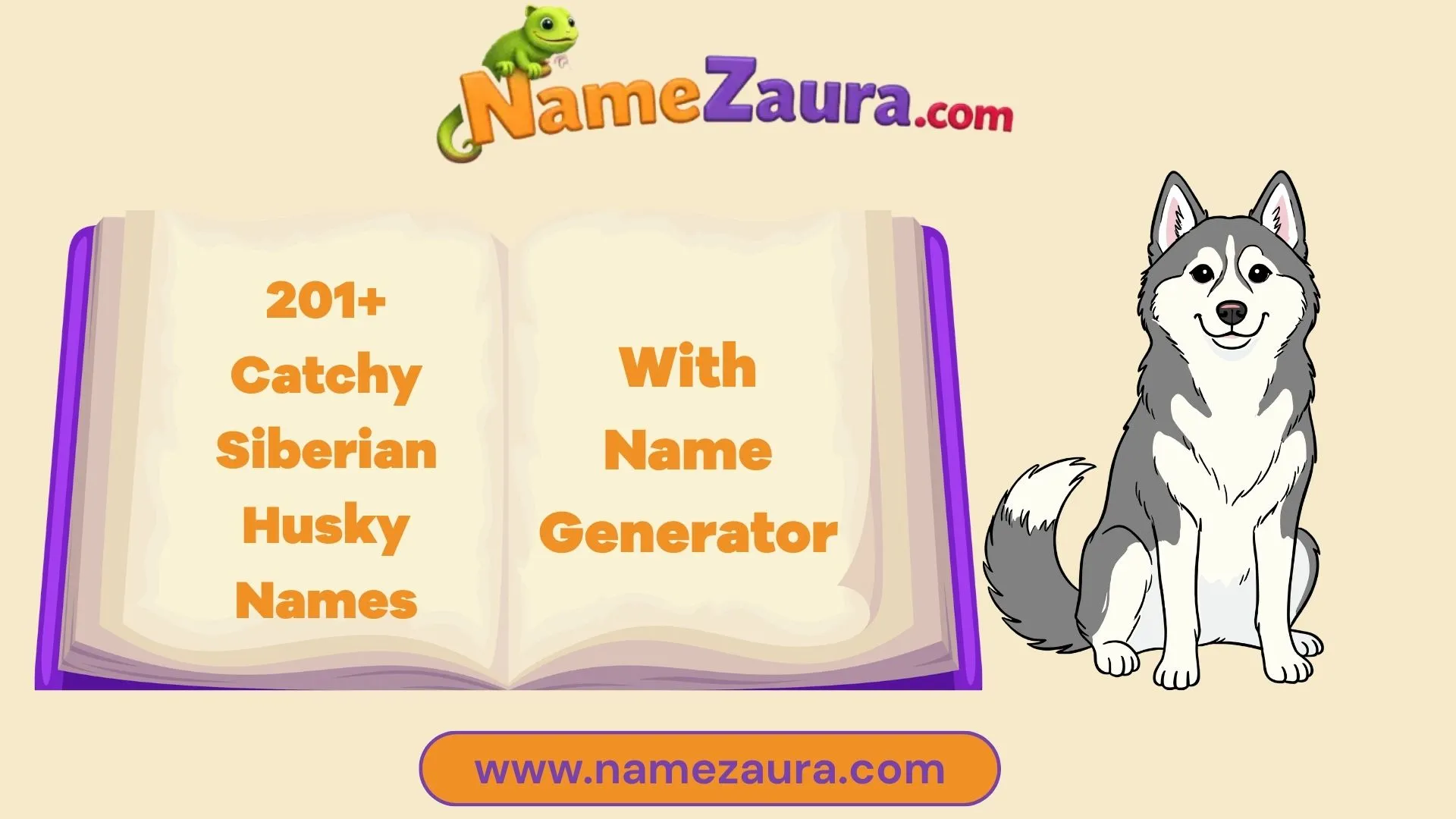 Catchy Siberian Husky Names With Name Generator