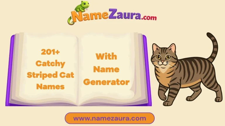 Adorable & Unique Striped Cat Names With Name Generator