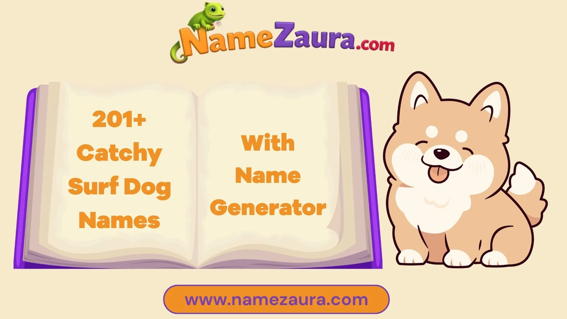 Adorable & Unique Surf Dog Names With Name Generator