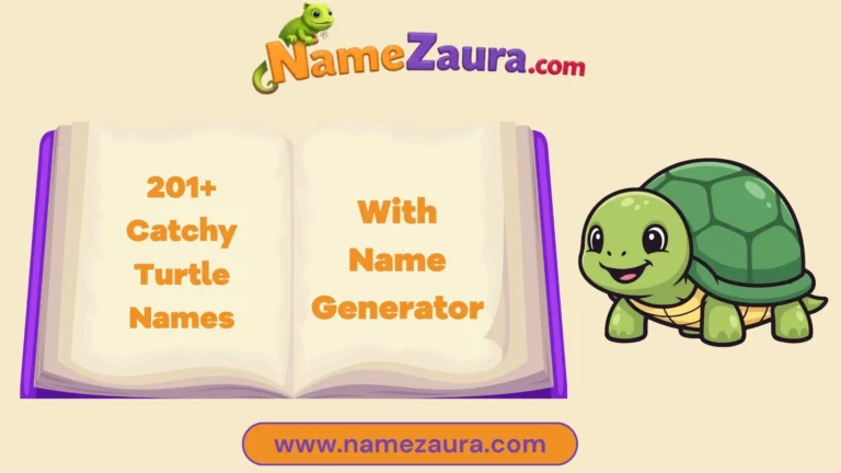 Catchy & Unique Turtle Names With Name Generator