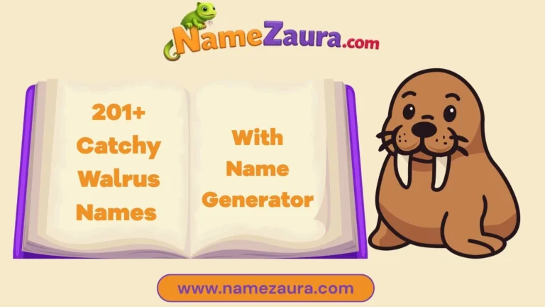 Adorable & Unique Walrus Names With Name Generator