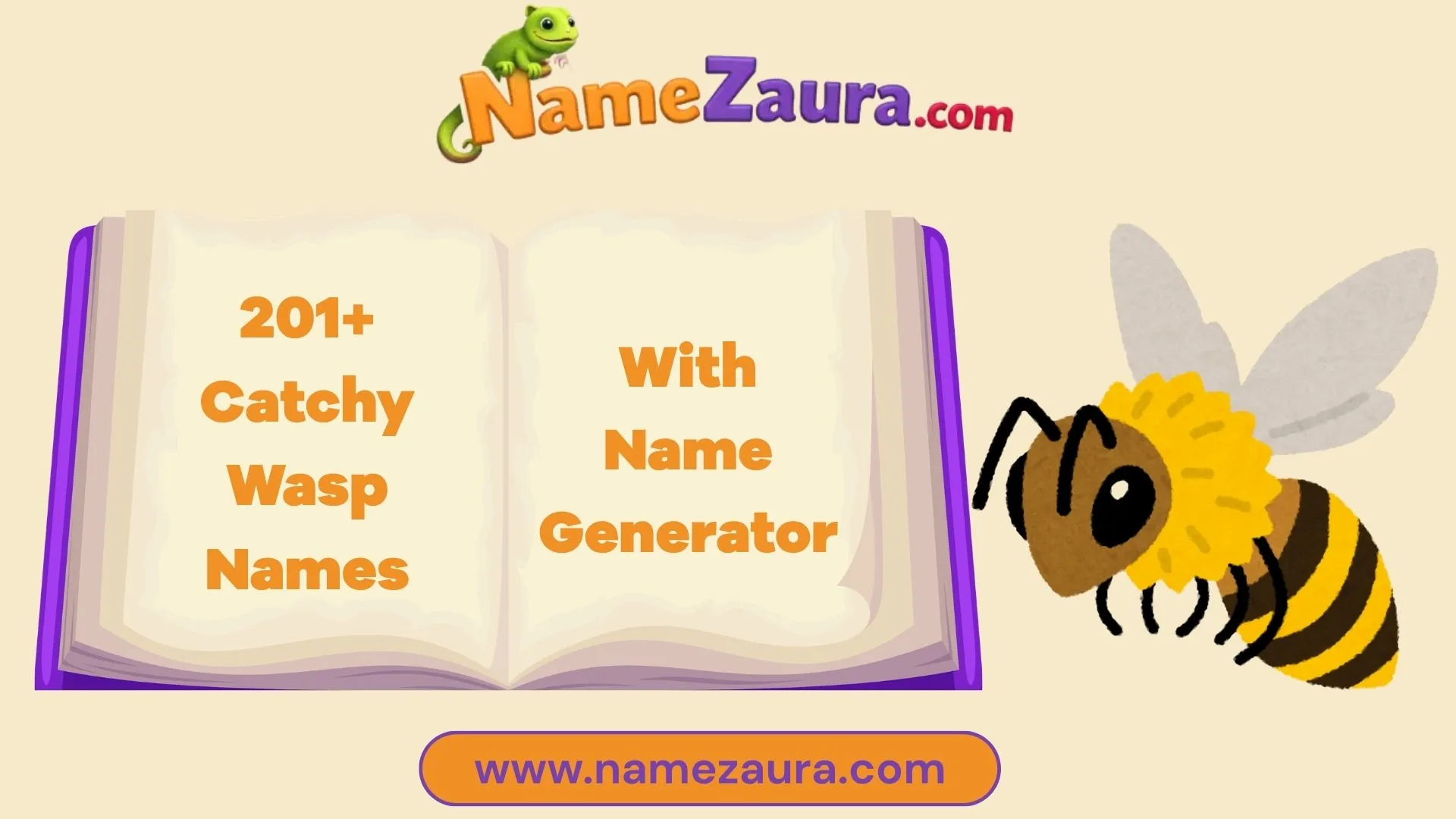 Adorable & Unique Wasp Names With Name Generator