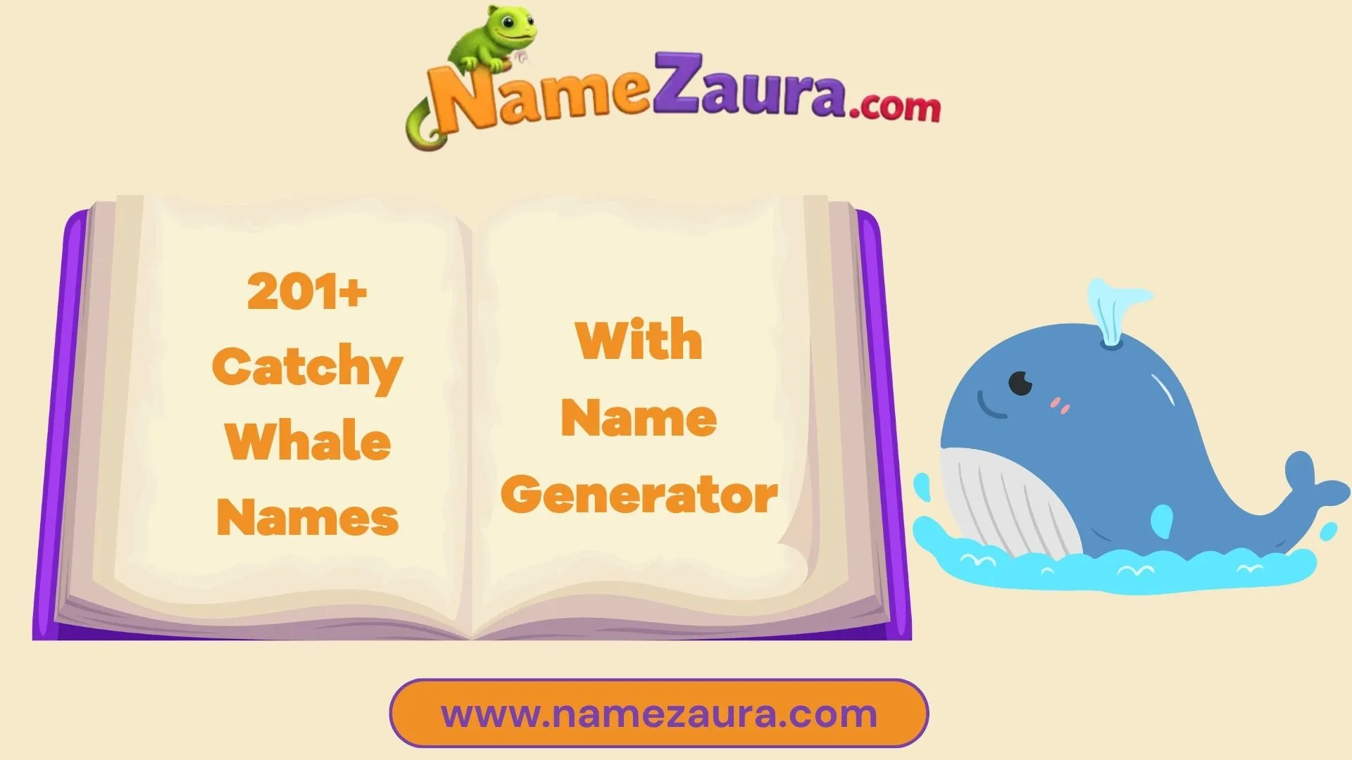 Unique & Catchy Whale Names + Fun Name Generator
