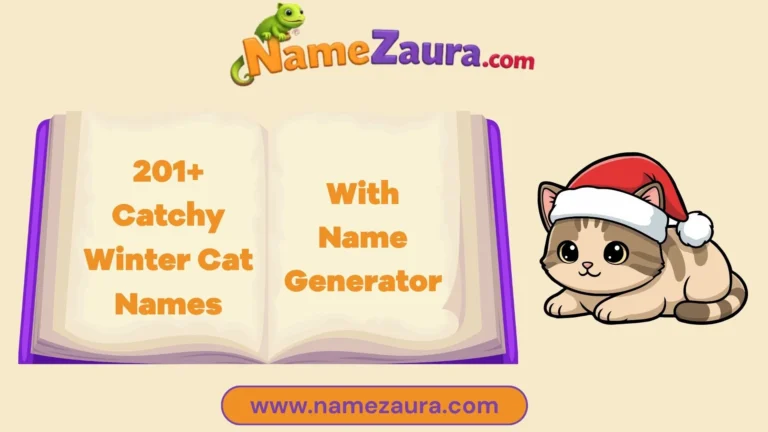 Catchy & Unique Winter Cat Names With Name Generator