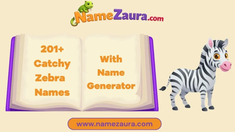 Unique and Cute Zebra Names With Name Generator