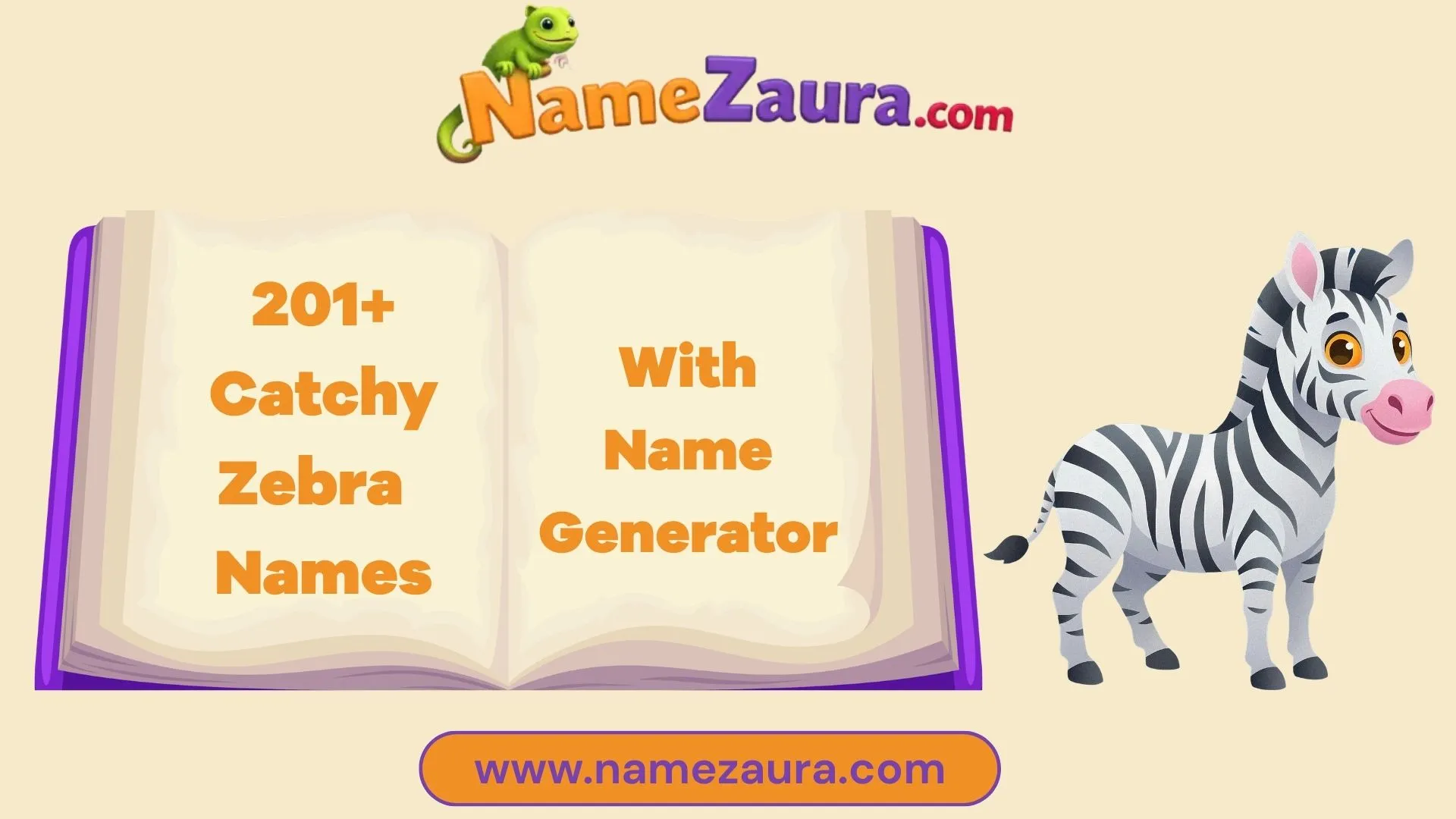 Unique and Cute Zebra Names With Name Generator