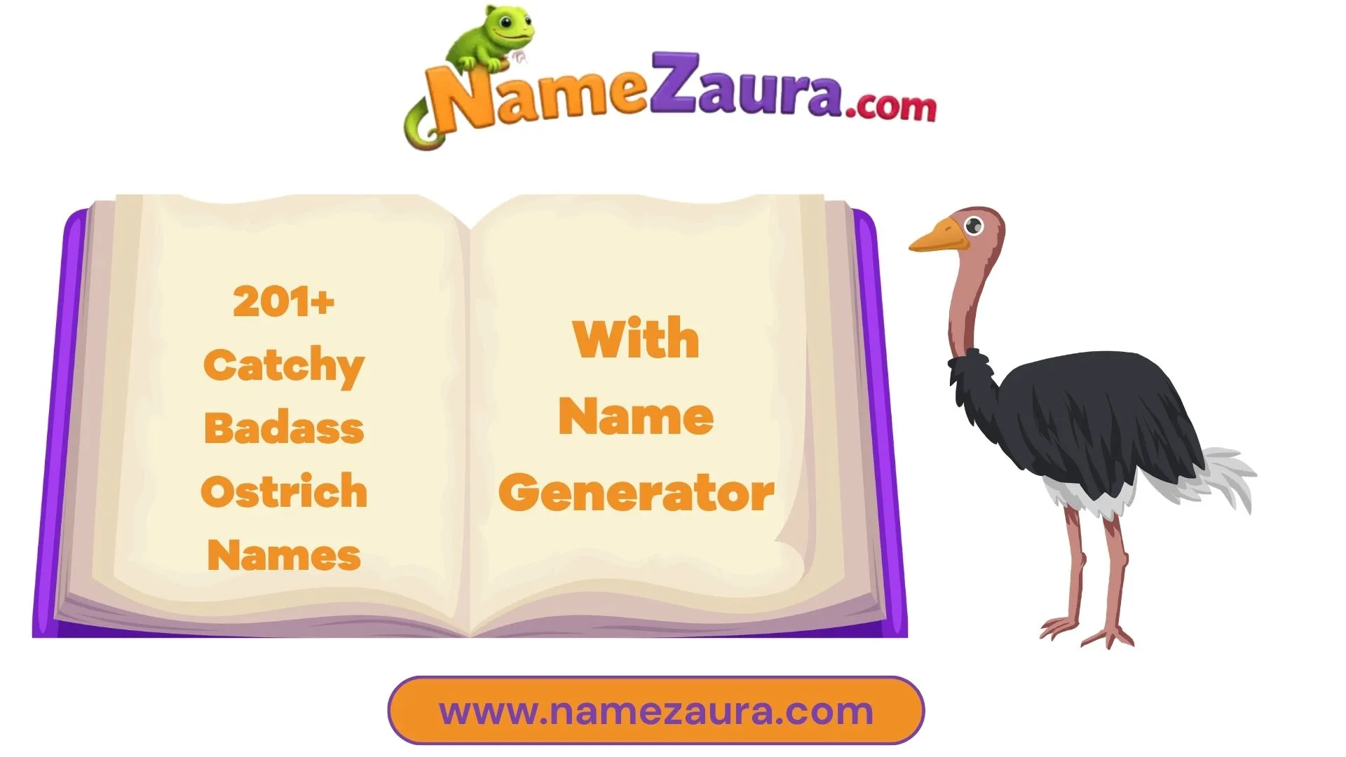 Cool And Badass Ostrich Names With Name Generator