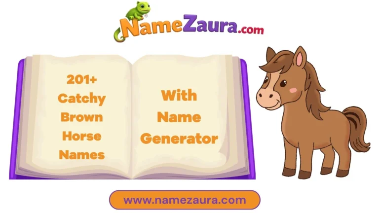 Cool And Catchy Brown Horse Names With Name Generator