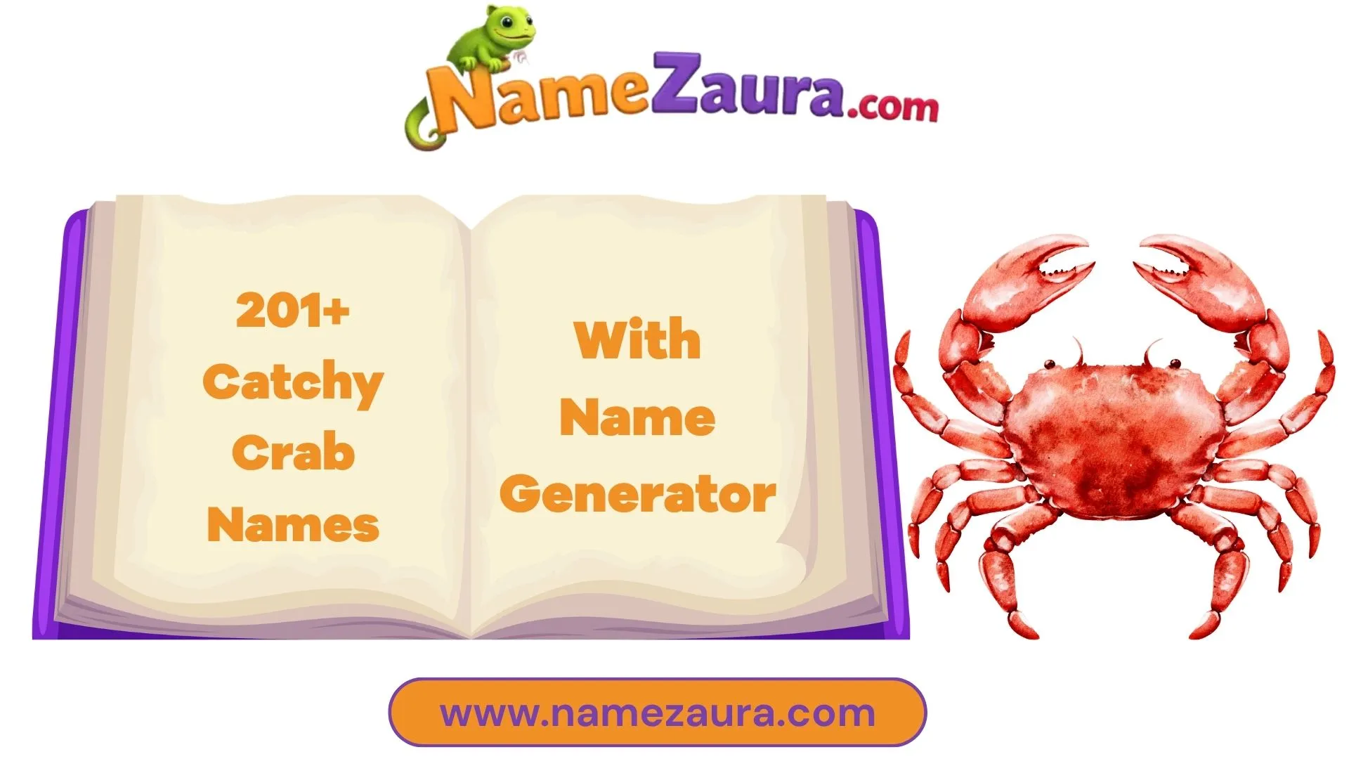 Creative Crab Names That Stand Out + Name Generator