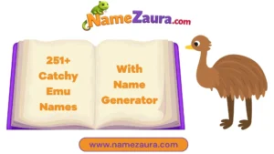Cool And Catchy Emu Names With Name Generator
