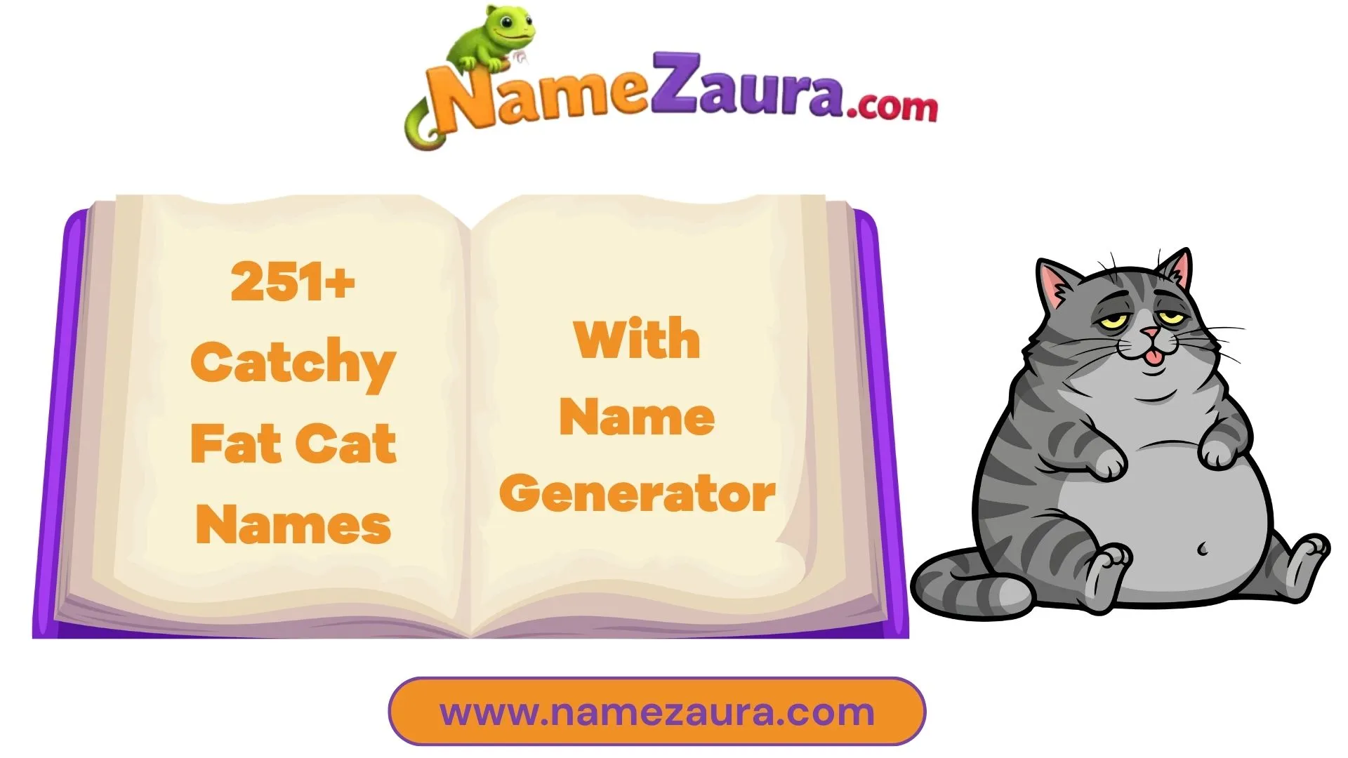 Cute And Catchy Fat Cat Names With Name Generator