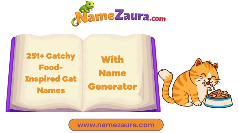 Spicy Food-Inspired Cat Names With Name Generator
