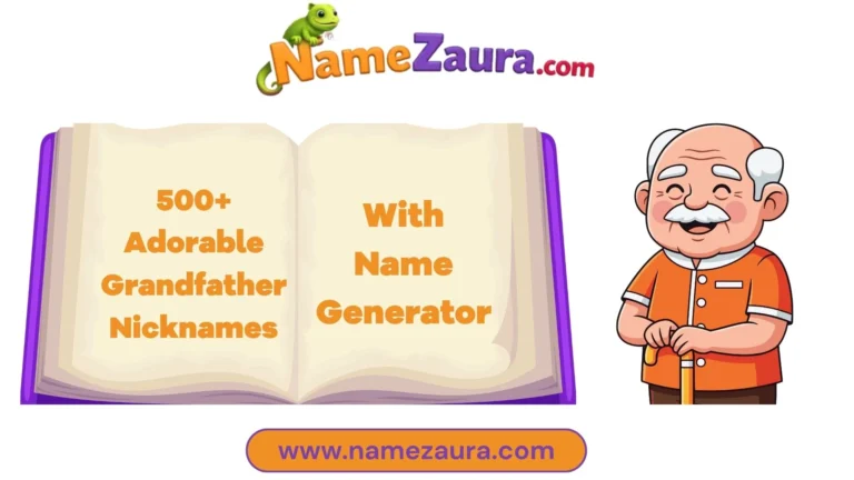 Adorable Grandfather Nicknames With Name Generator