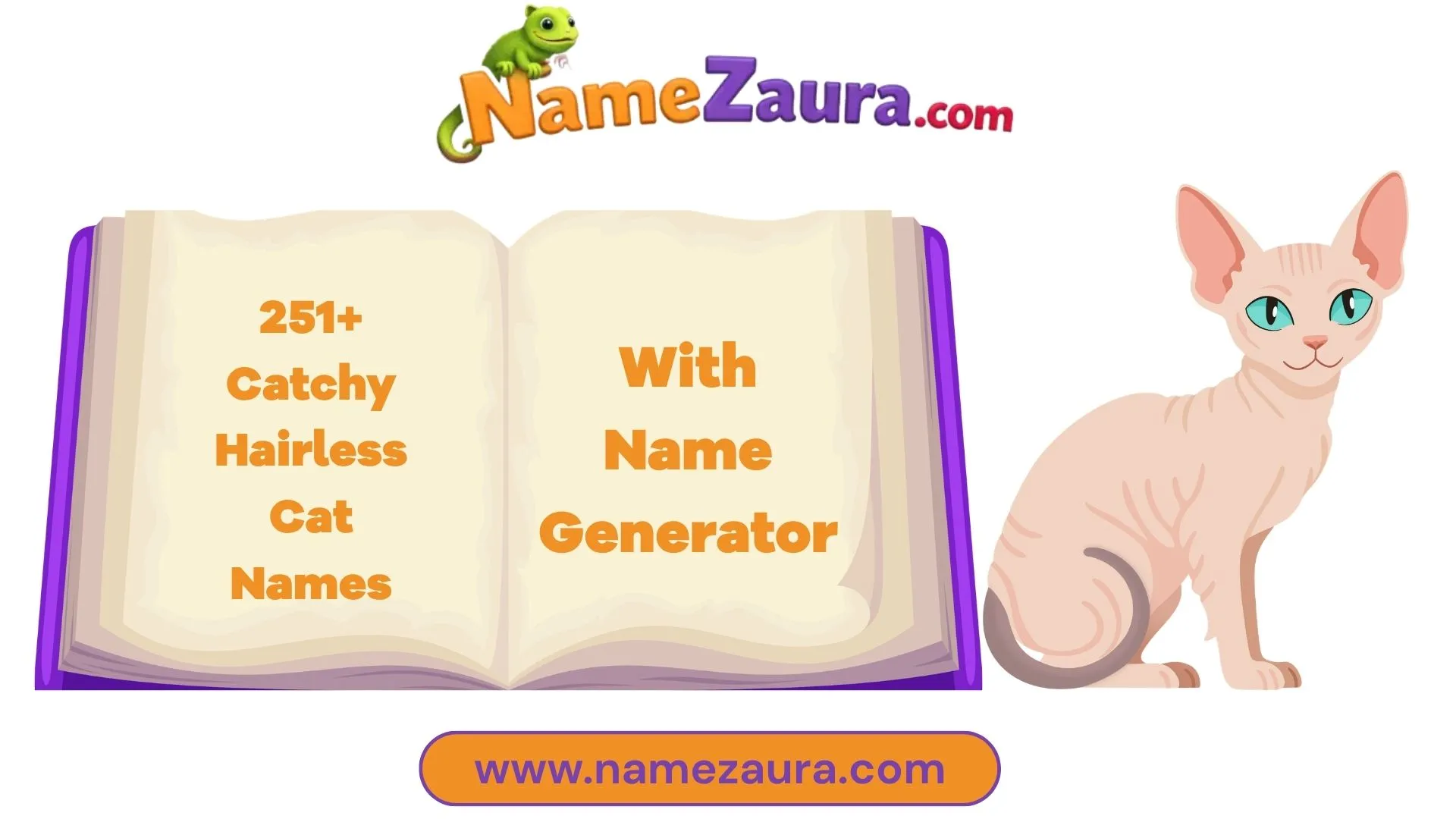 Amazing Hairless Cat Names For Cat Lovers With Generator