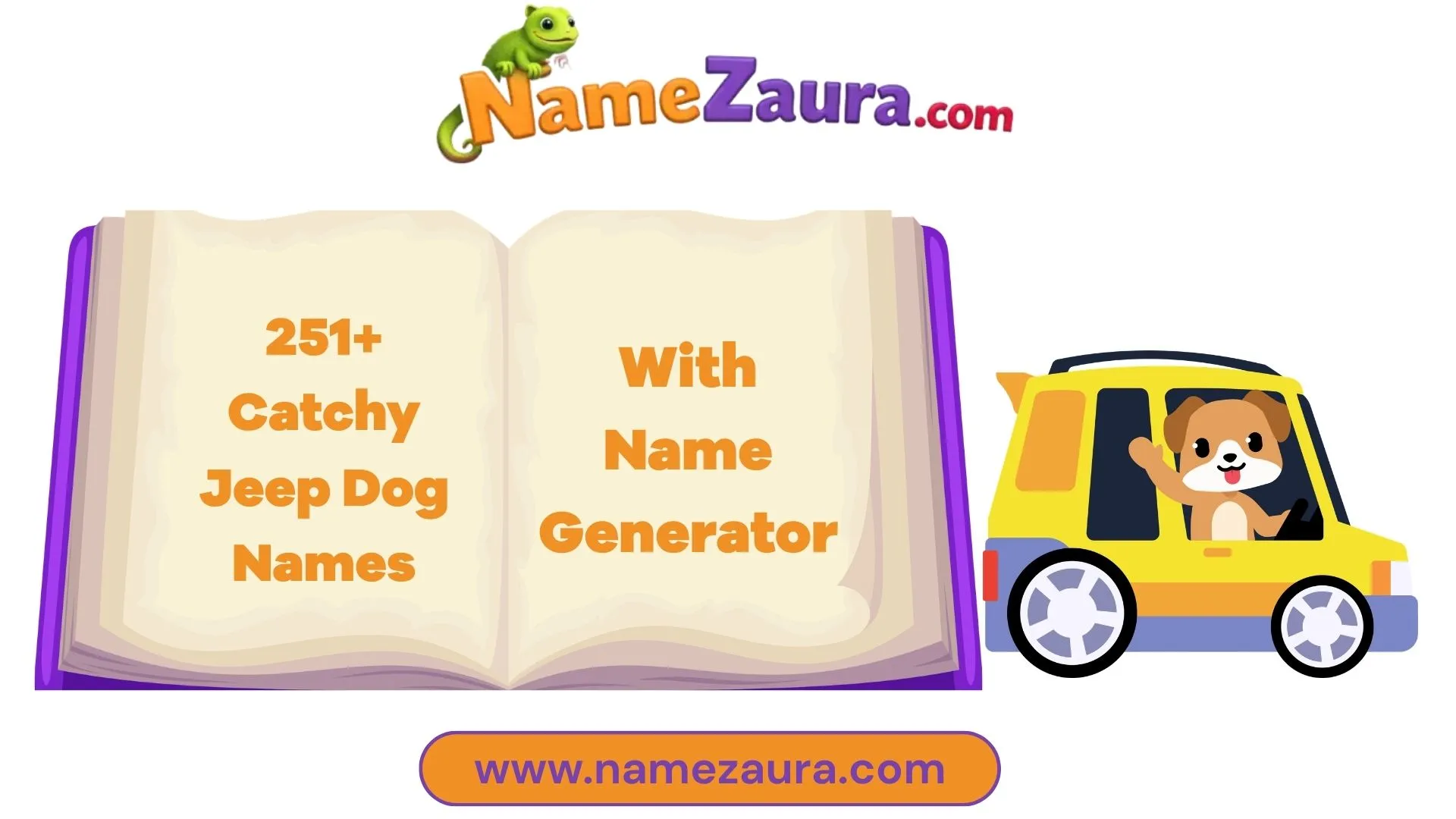 Trending Jeep Dog Names With Easy Name Generator