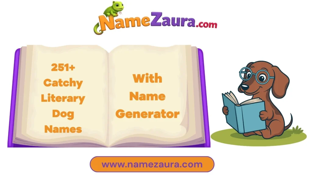 Cool And Catchy Literary Dog Names With Names Generator