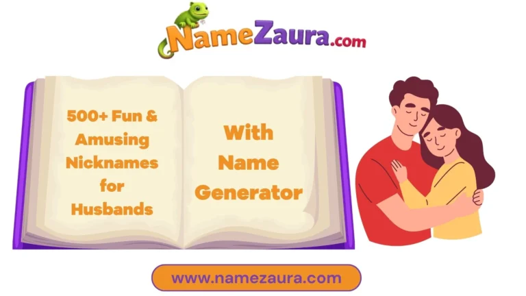 Fun and Amusing Nicknames for Husbands With Name Generator