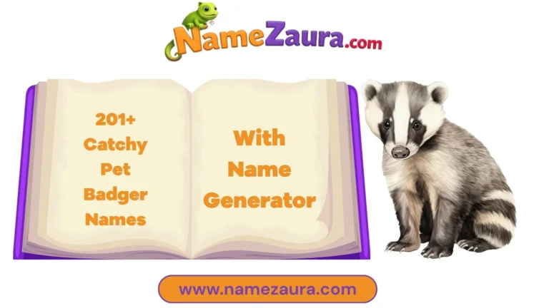 Cool And Catchy Pet Badger Names With Name Generator