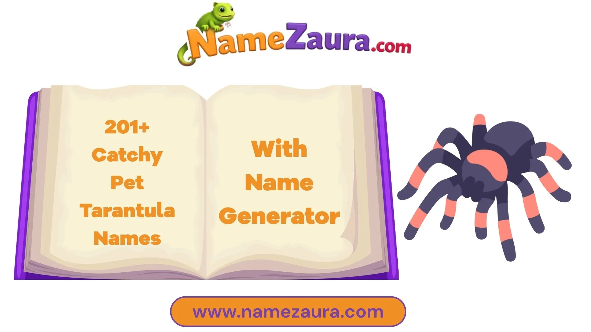 Cool And Catchy Pet Tarantula Names With Name Generator