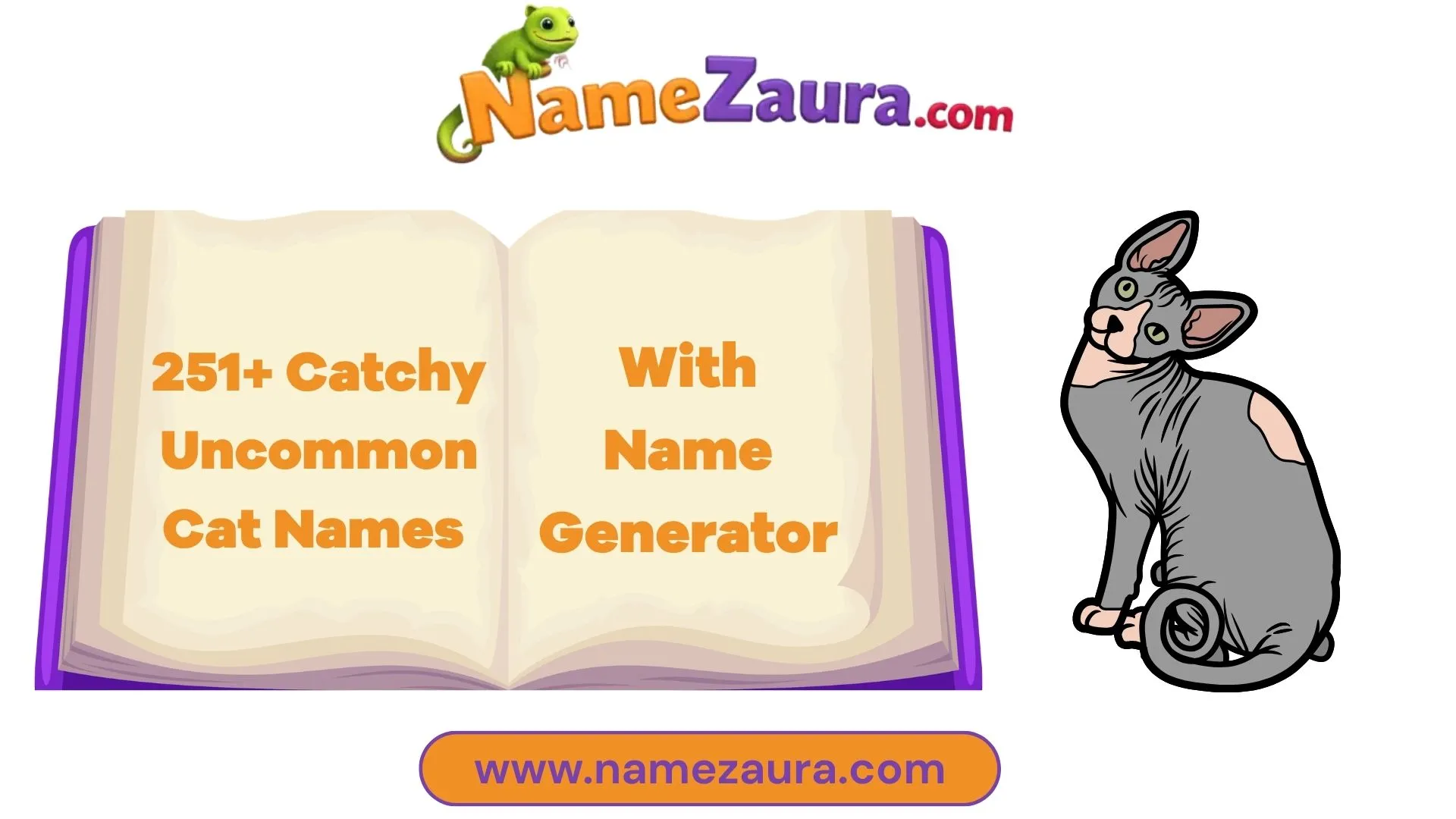 Catchy Uncommon Cat Names With Name Generator