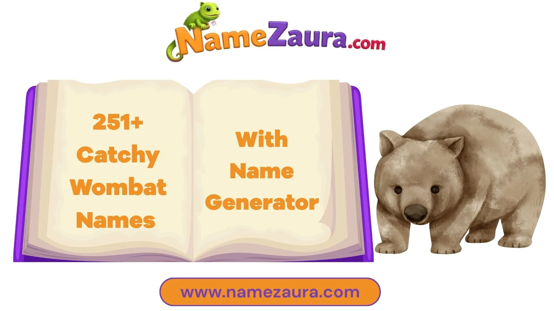 Adorable Wombat Names With Meanings & Generator