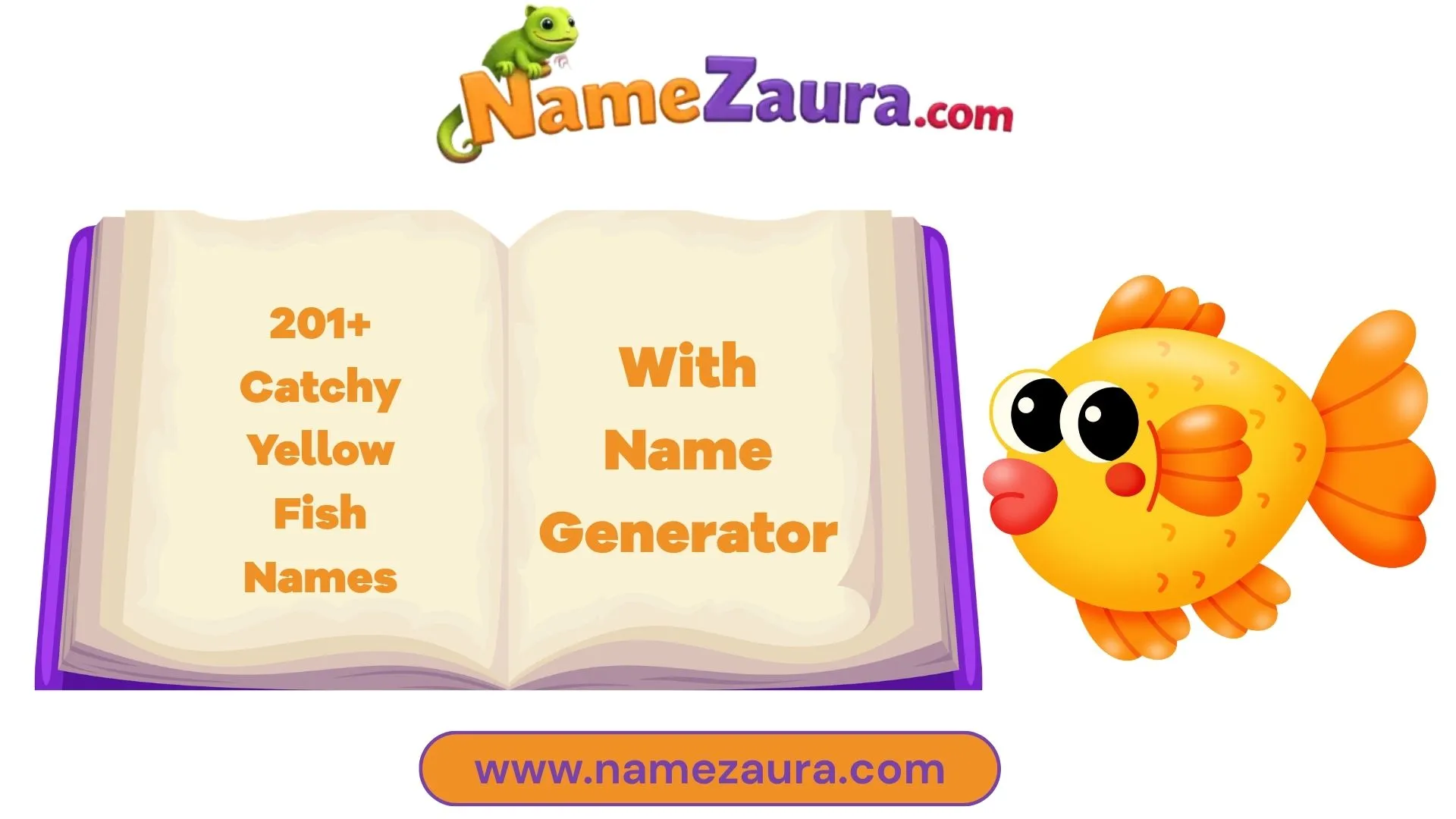 Cool And Catchy Yellow Fish Names With Name Generator