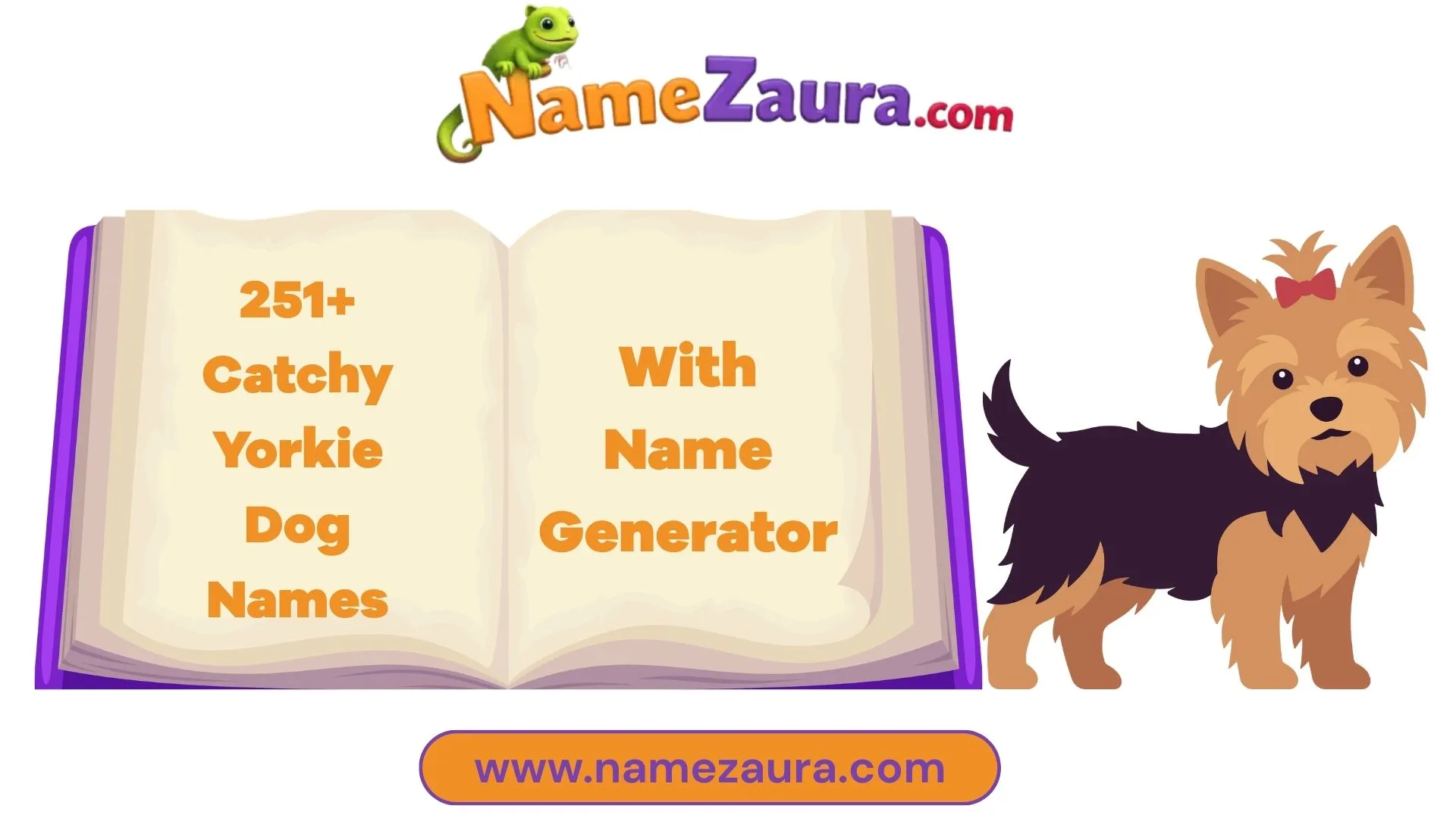 Cool And Catchy Yorkie Dog Names With Name Generator