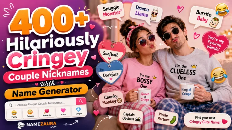 Hilariously Cringey Couple Nicknames With Name Generator