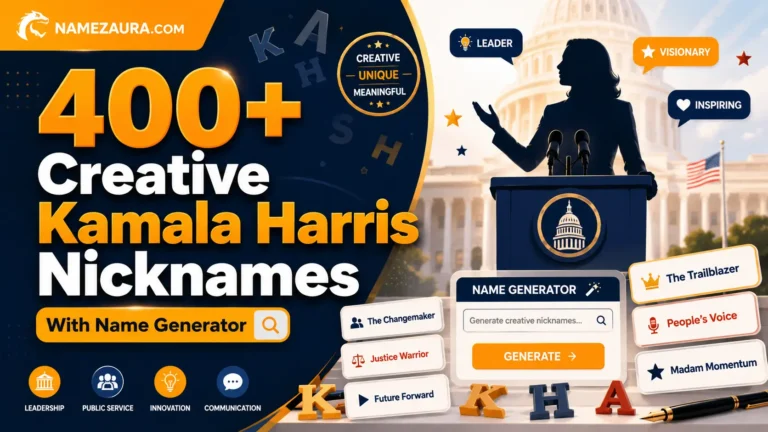 Creative Kamala Harris Nicknames With Name Generator