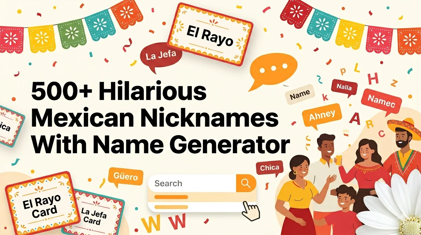 Hilarious Mexican Nicknames With Name Generator
