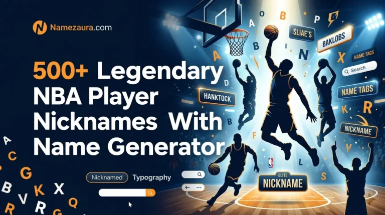 Legendary NBA Player Nicknames With Name Generated