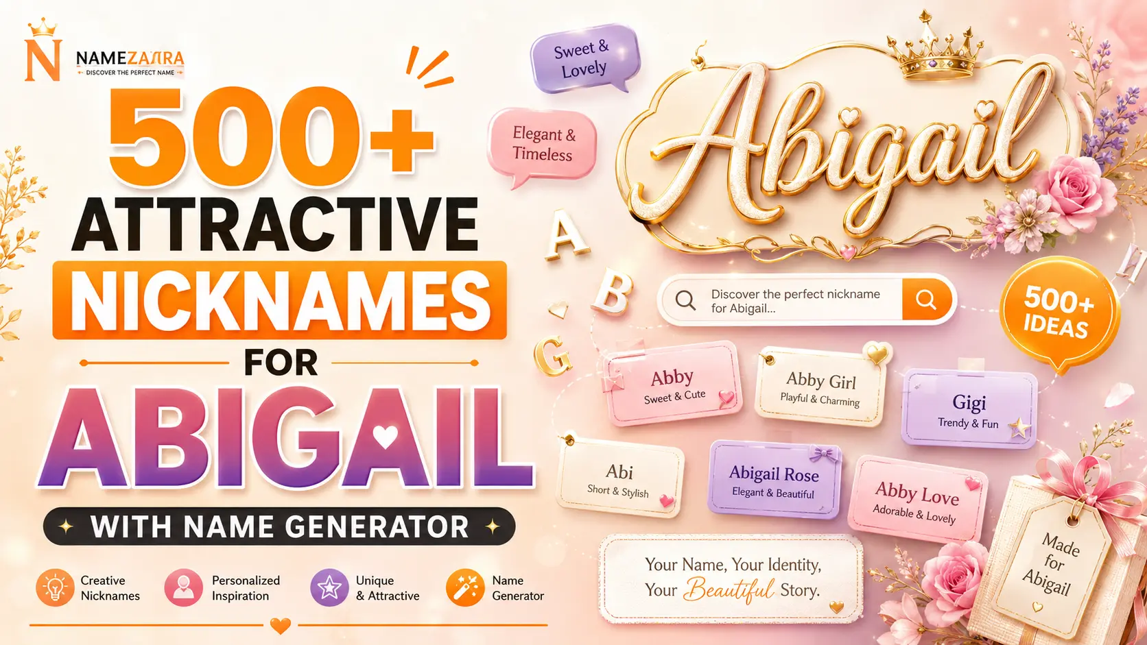 Attractive Nicknames for Abigail With Name Generator