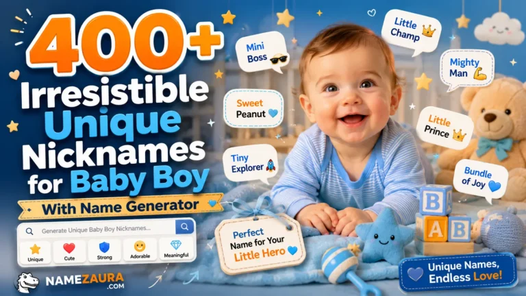 Nicknames For Baby Boy With Name Generator
