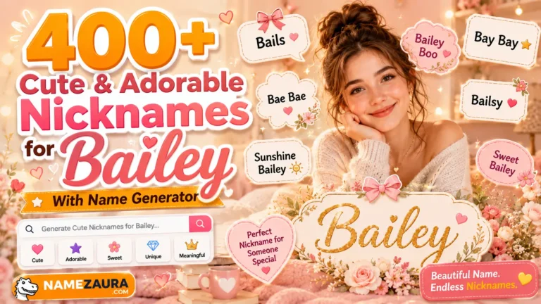 Cute & Adorable Nicknames for Bailey With Name Generator