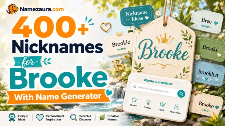 Nicknames for brooke With Name Generator
